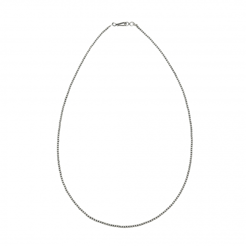 Necklace COw13 in mini silver beads - Harpo Paris