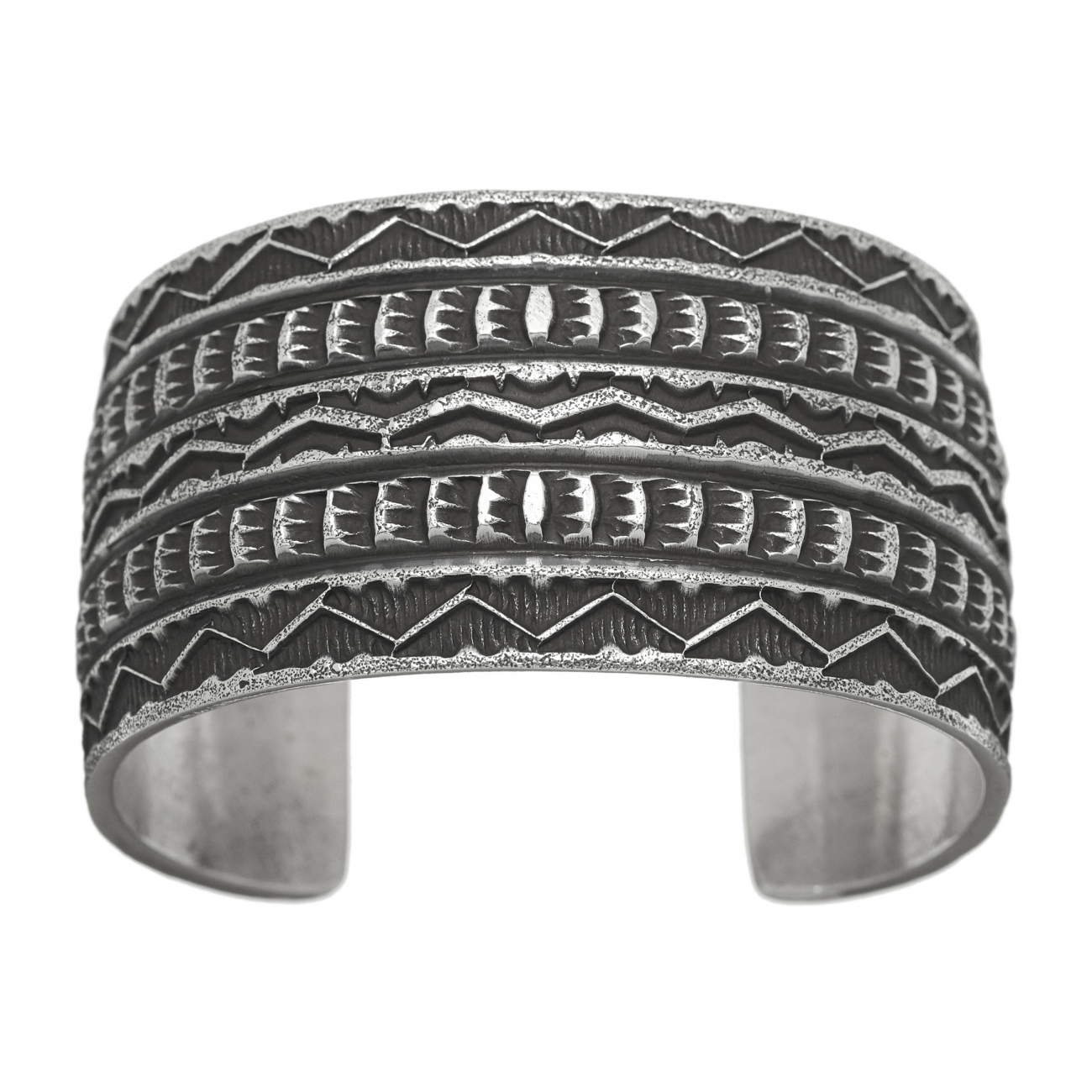 Bracelet manchette BR636 pour femme en argent massif - Harpo Paris