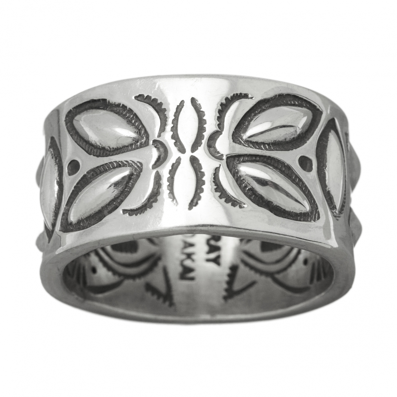 Bague anneau épais en argent BA958 pour homme - Harpo Paris