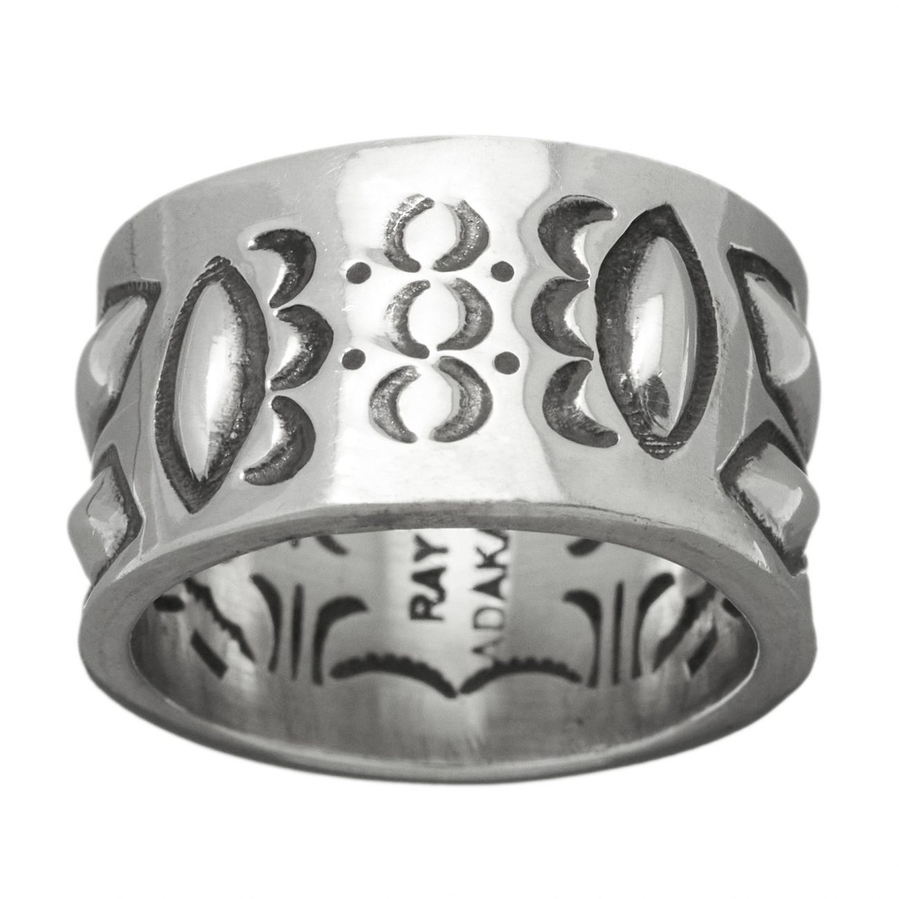 Thick Navajo ring BA959 for men - Harpo Paris