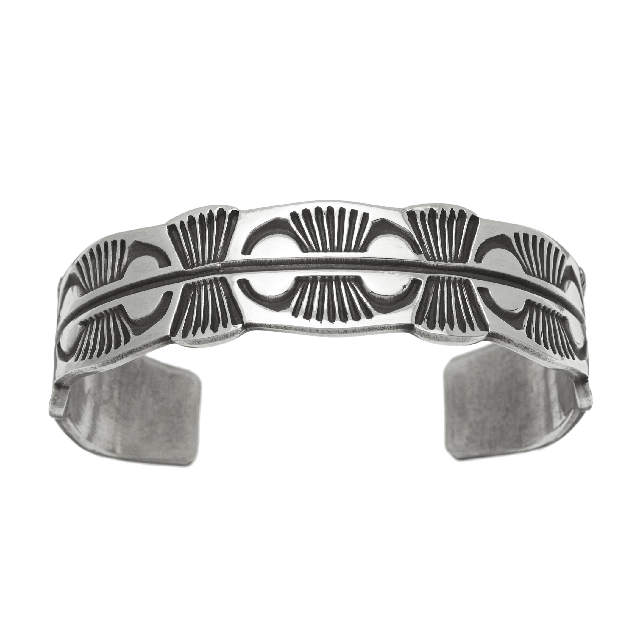 Navajo bracelet for men BR655 in silver - Harpo Paris
