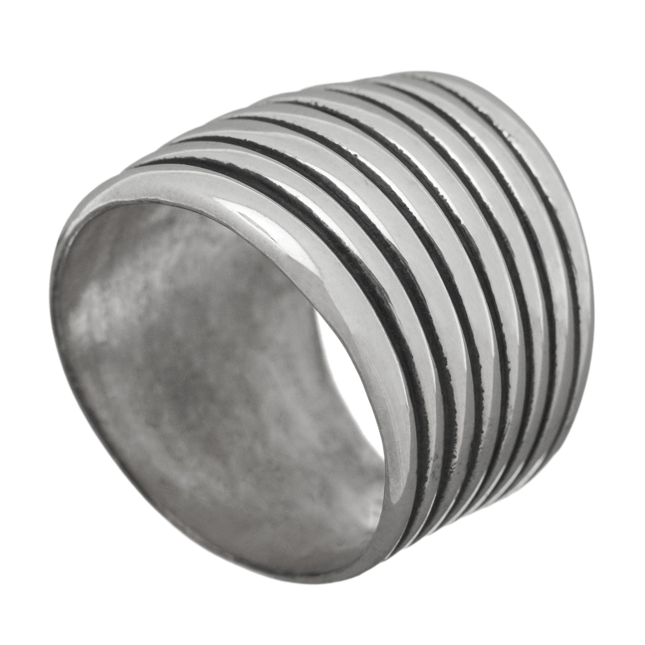 Bague Navajo en argent massif, BA970 - Harpo Paris