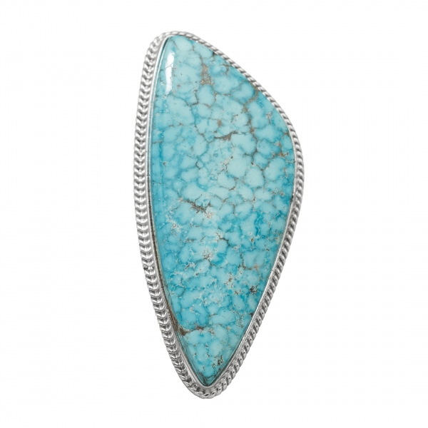 Navajo ring for women BA1019 in turquoise and silver - Harpo Paris