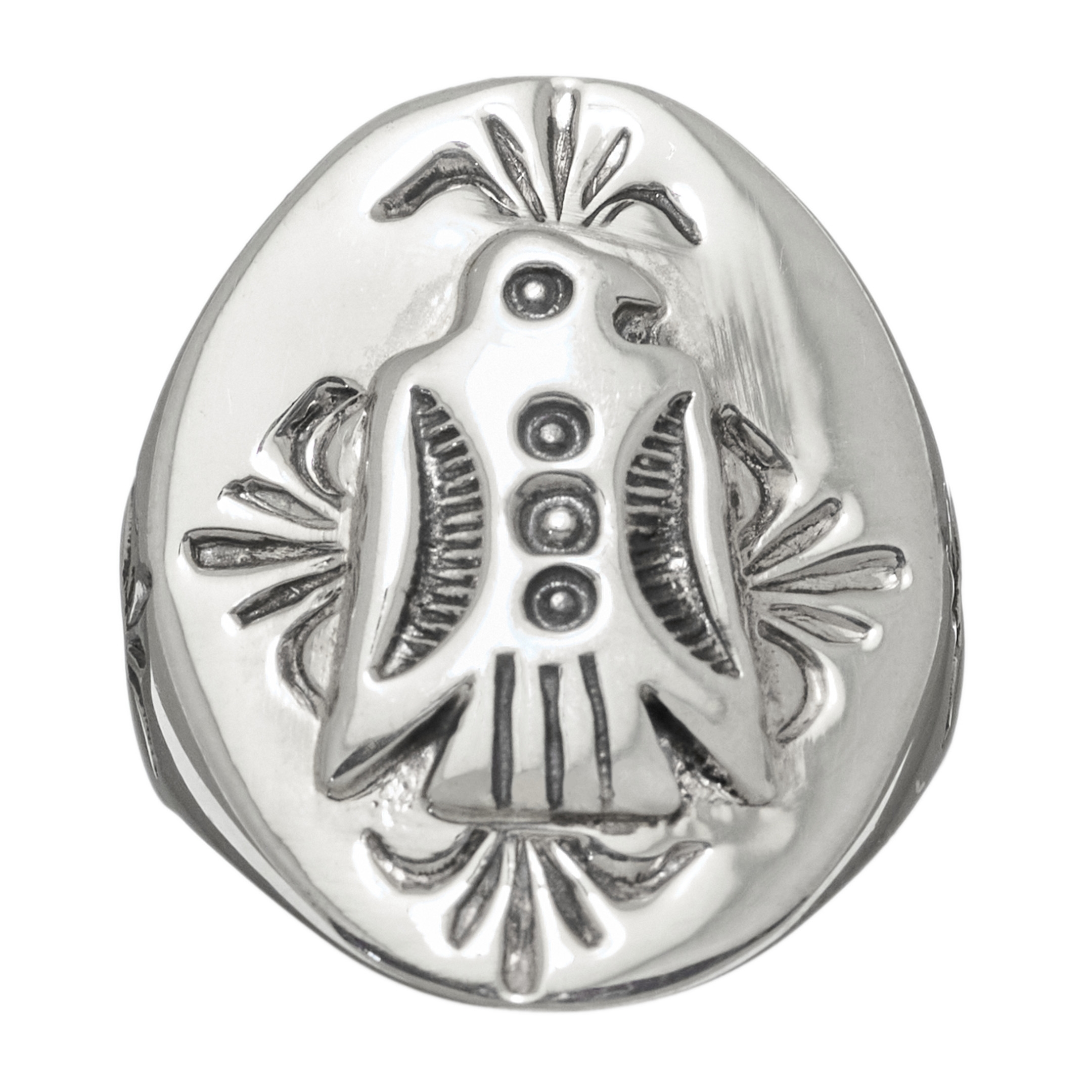 Bague Navajo  BA542 aigle en argent - Harpo Paris