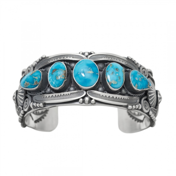 Chip Inlay Native American bracelet. Harpo Paris
