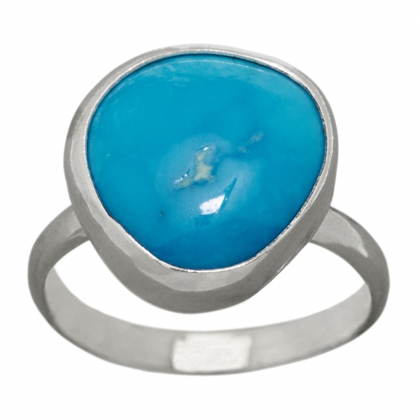 Navajo ring for women BA1036 in turquoise and silver - Harpo Paris