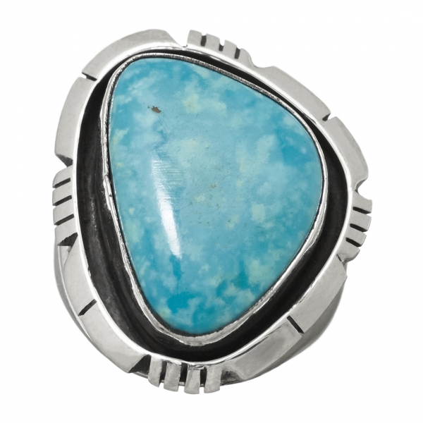 Navajo ring for women BA1045 in turquoise and silver - Harpo Paris