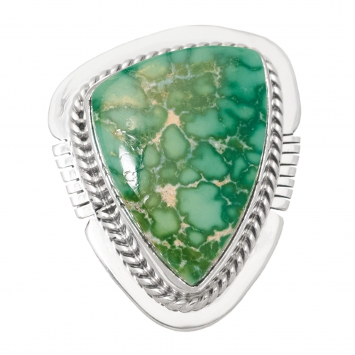Navajo ring for women BA1046 in turquoise and silver - Harpo Paris