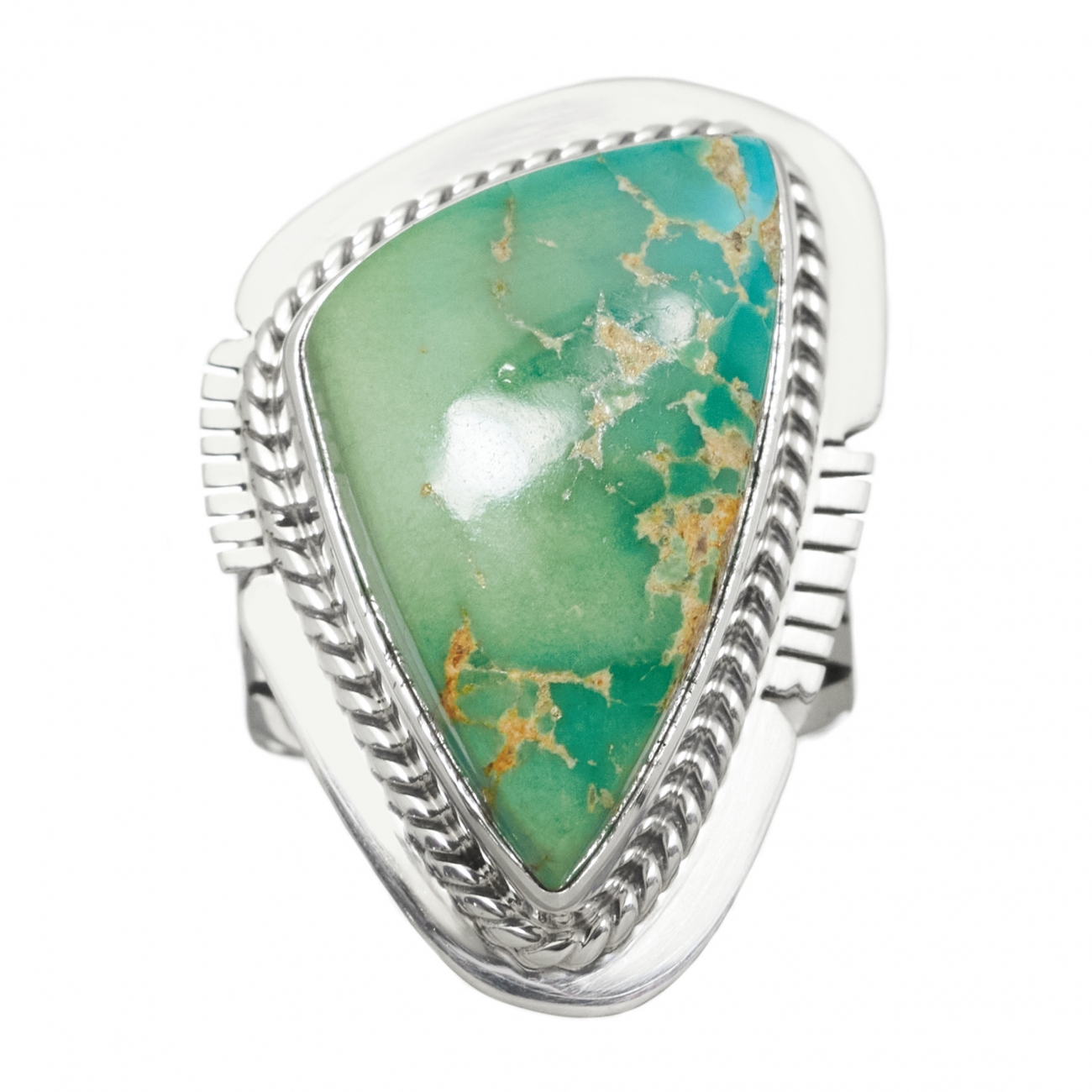 Navajo ring for women BA1050 in turquoise and silver - Harpo Paris
