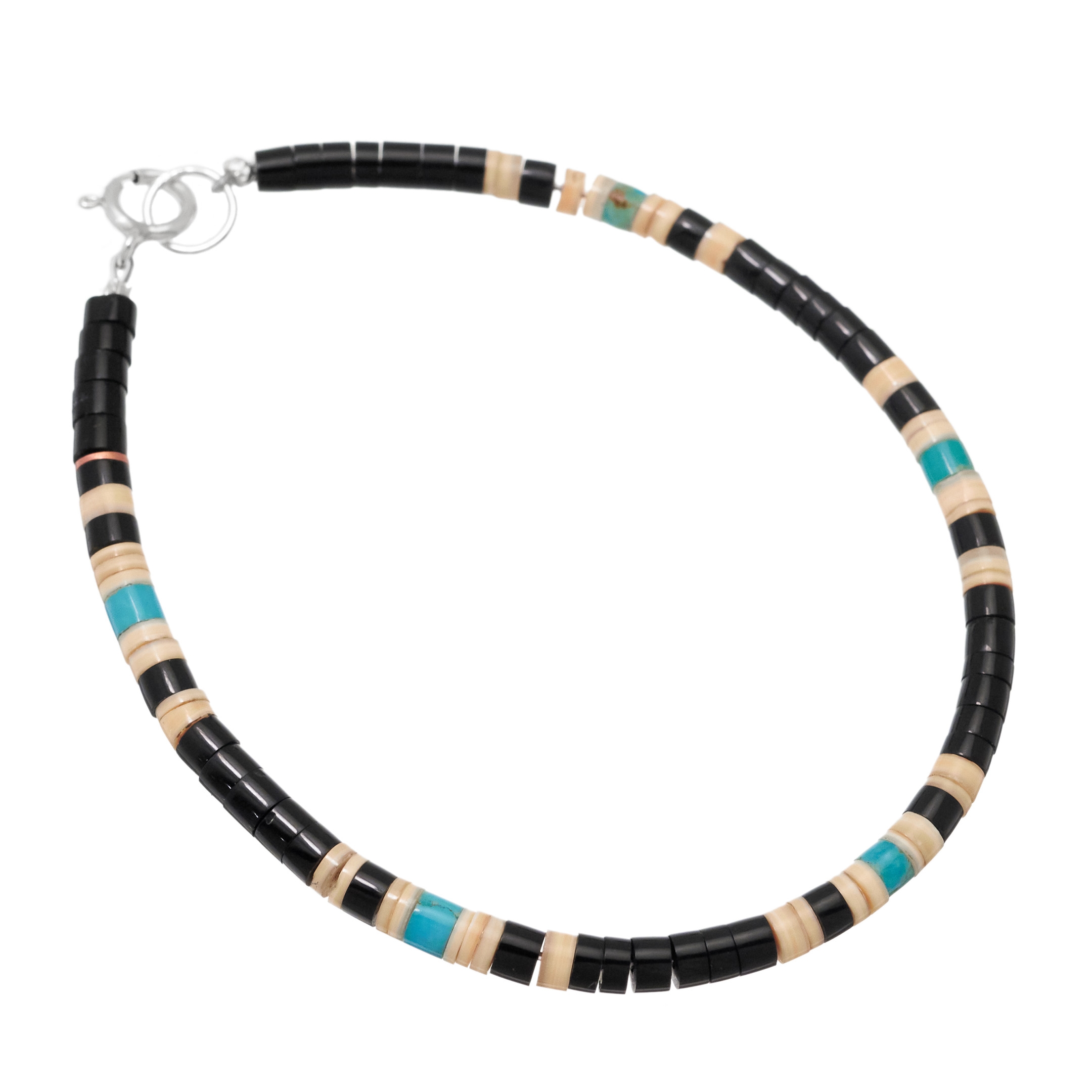 Pueblo bracelet in Heishi beads, BR441 - Harpo Paris