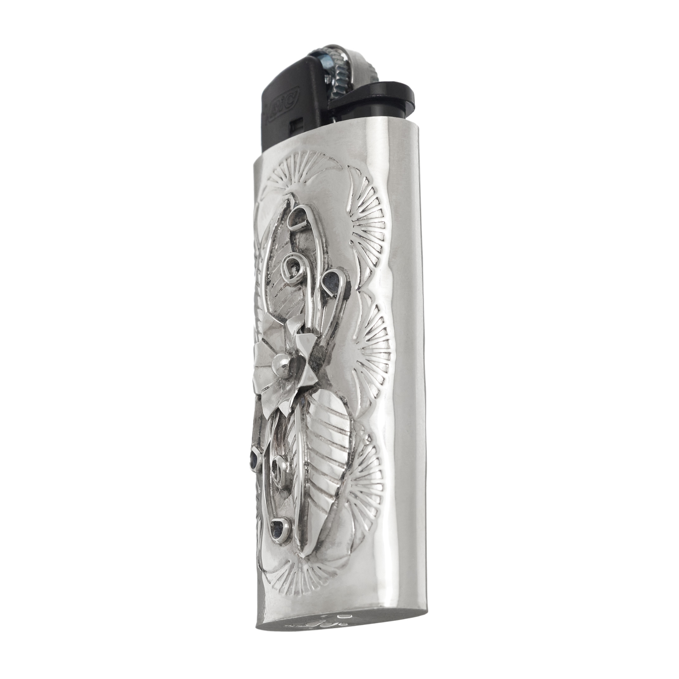 Etui à briquet Navajo en argent, BRI02 - Harpo Paris