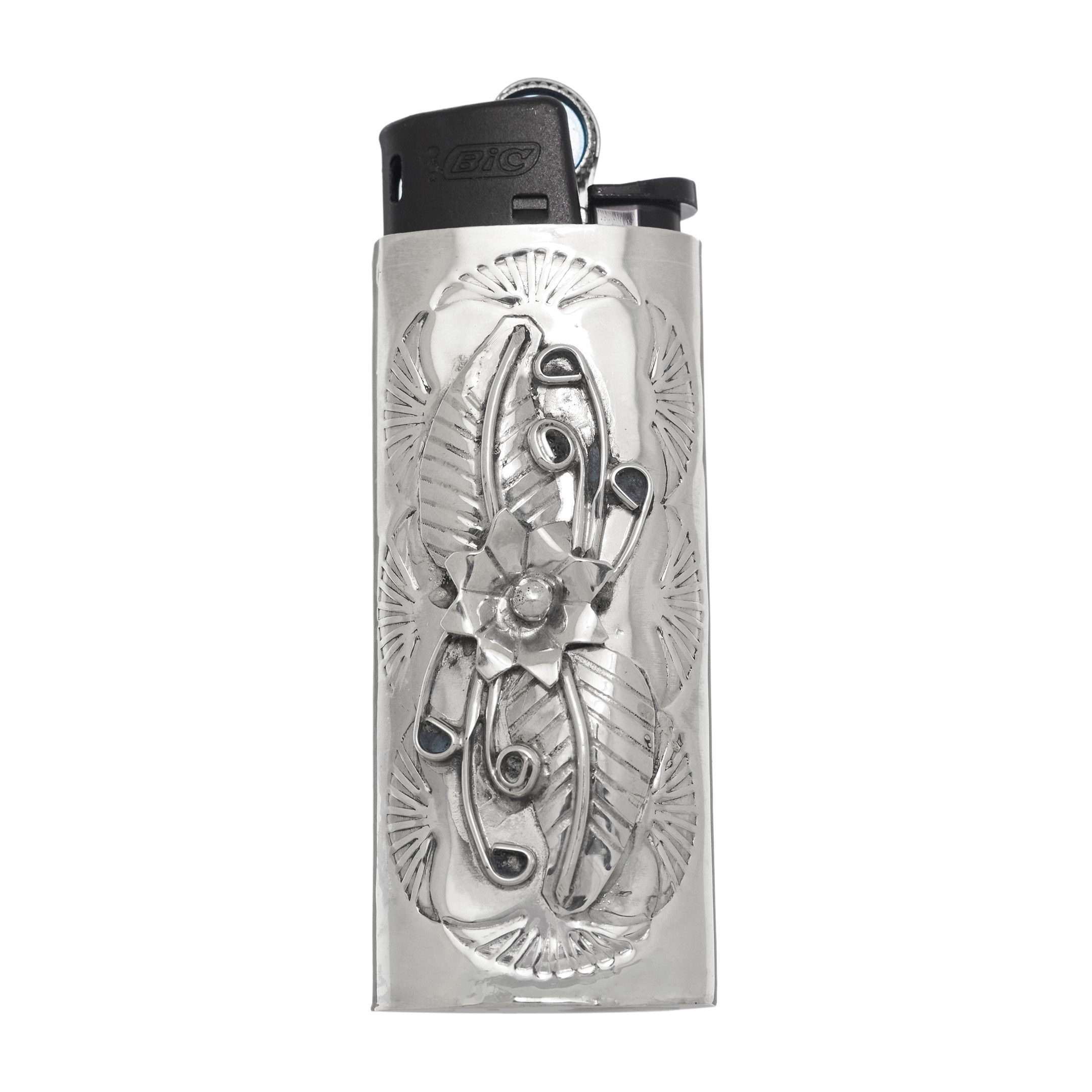 Etui à briquet Navajo en argent, BRI02 - Harpo Paris