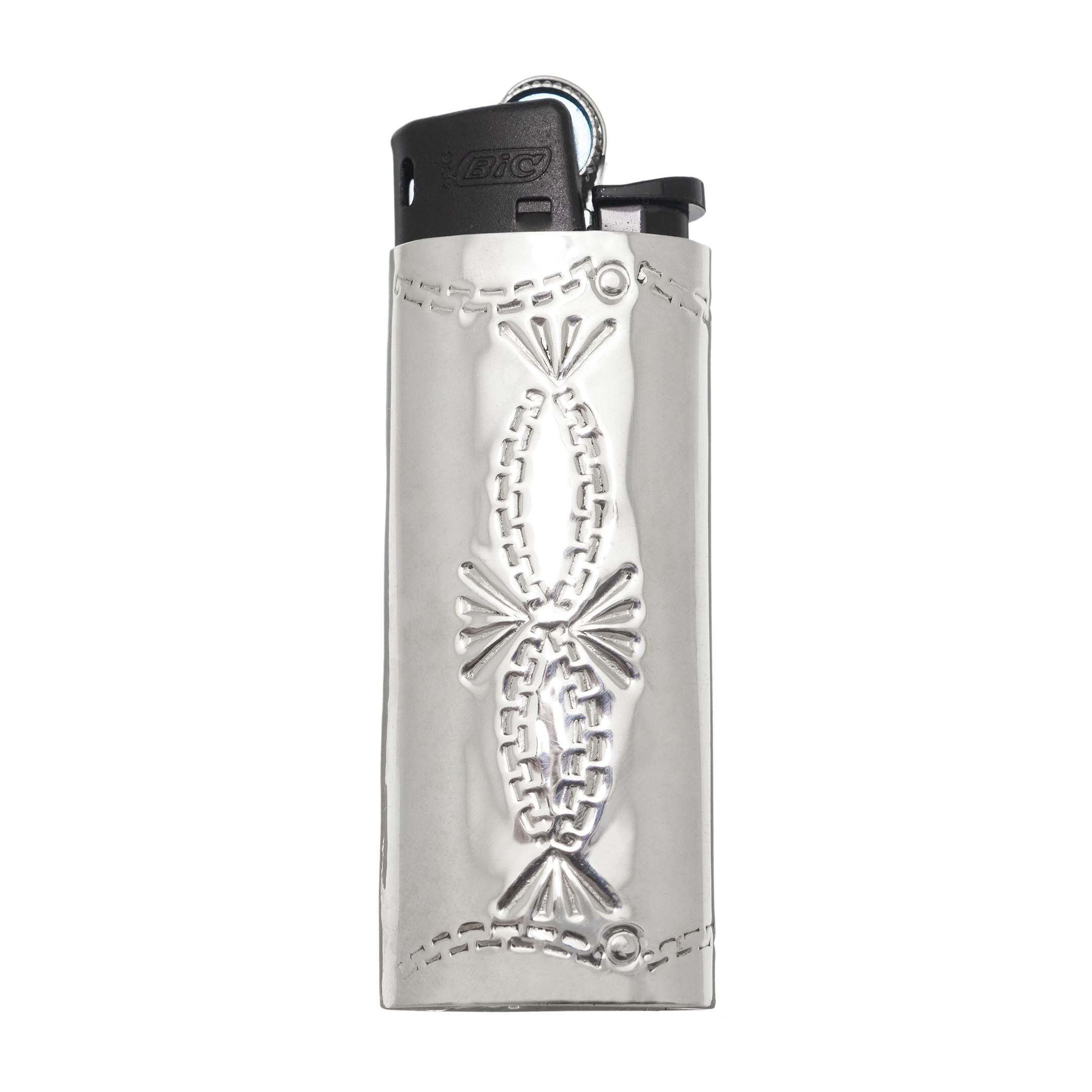 Etui à briquet Navajo en argent et turquoise, BRI03 - Harpo Paris