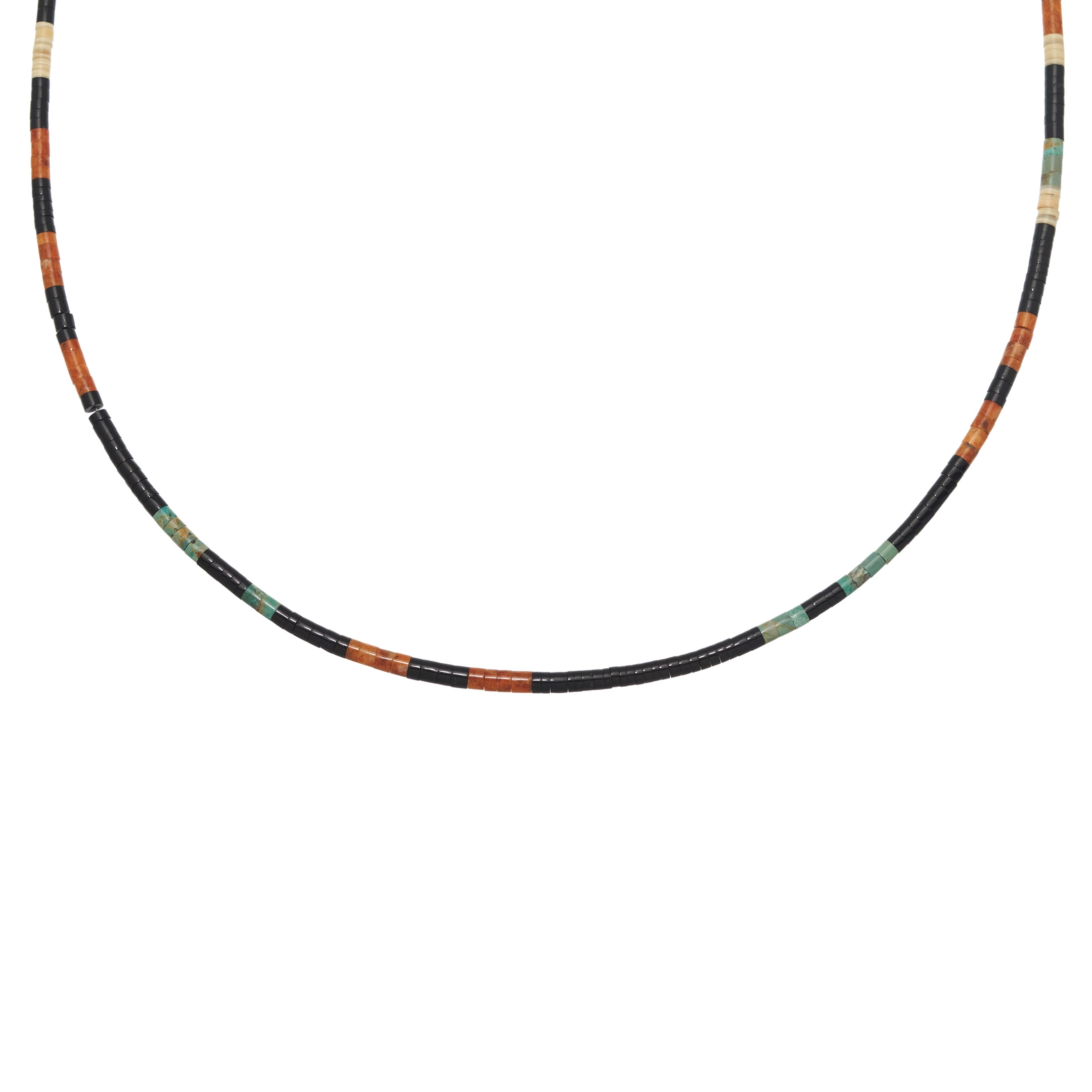 Pueblo necklace made of heishi beads, COP03 - Harpo Paris