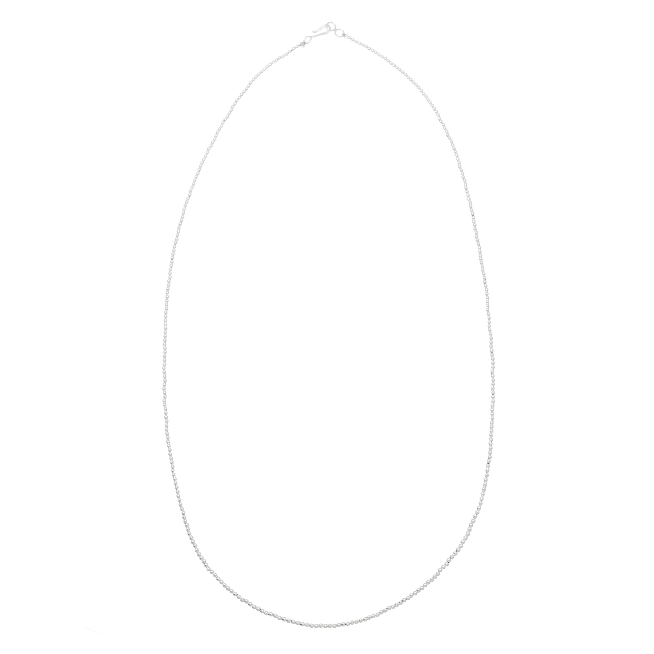 Collier Navajo COw11 petites perles en argent - Harpo Paris