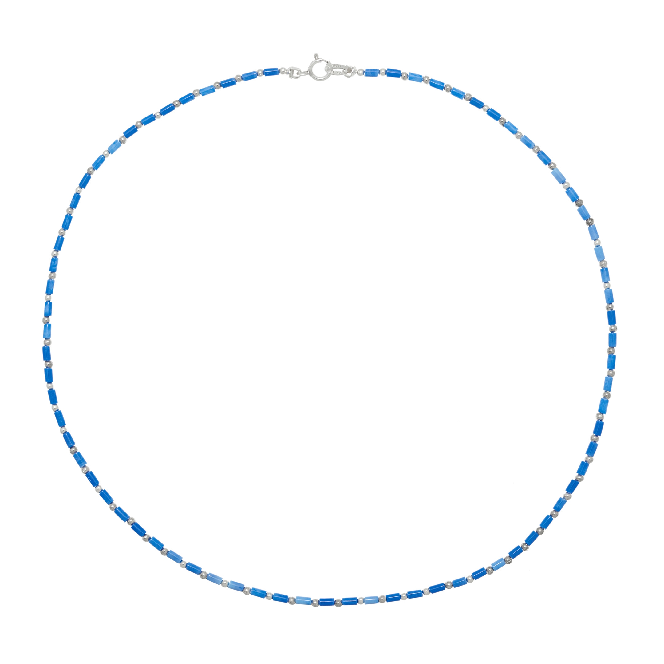 Collier ras du cou amérindien en perles Heishi de pierres mix. Harpo Paris
