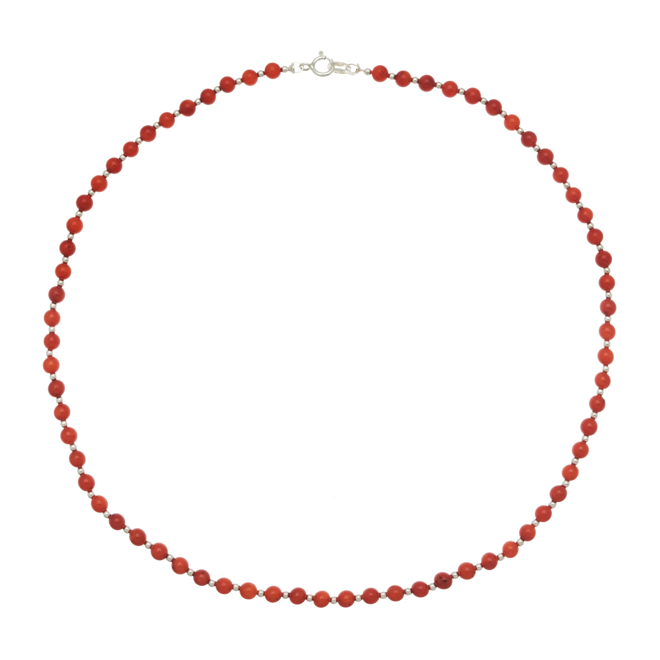 Collier ras du cou amérindien en perles de pierres mix. Harpo Paris