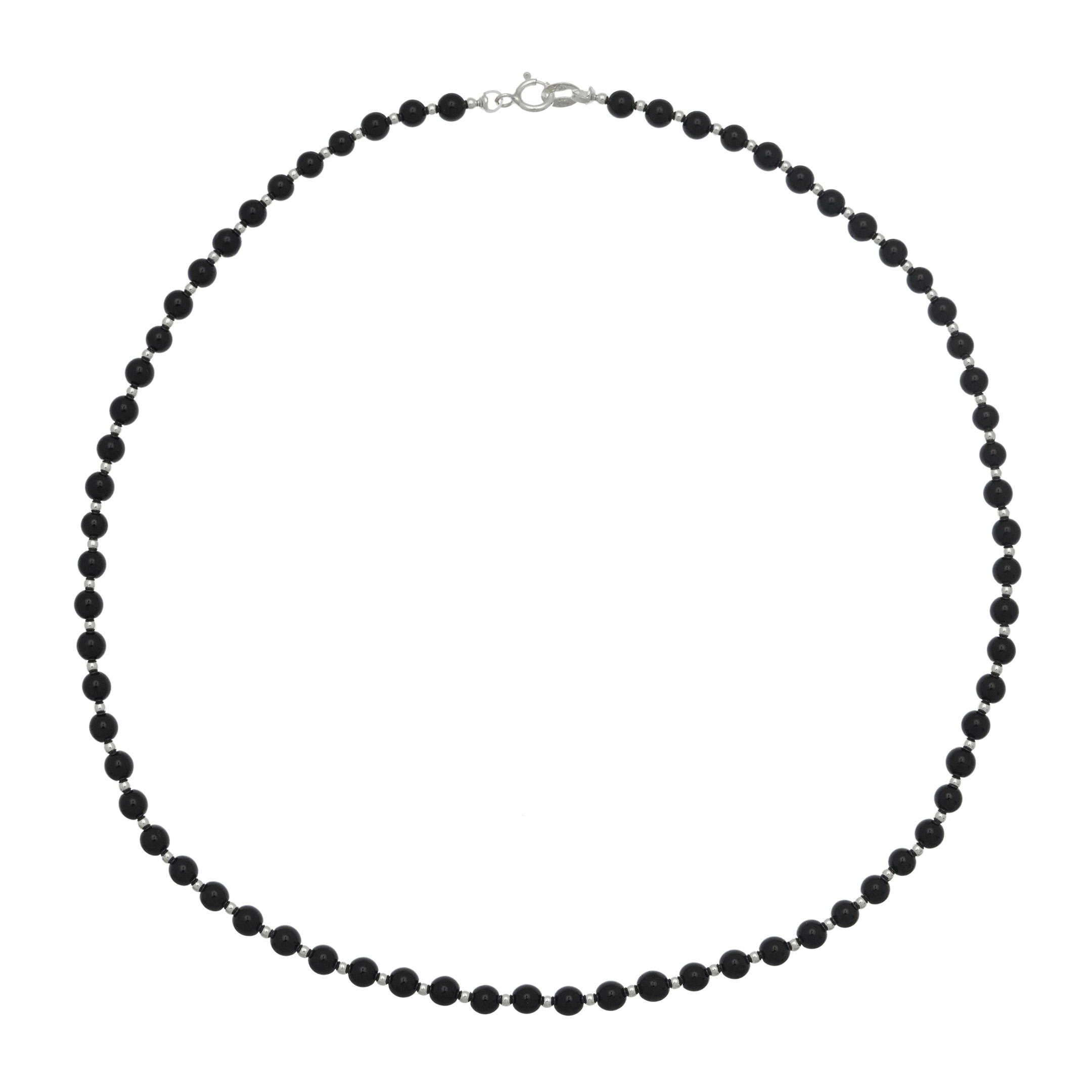 Collier ras du cou amérindien en perles de pierres mix. Harpo Paris