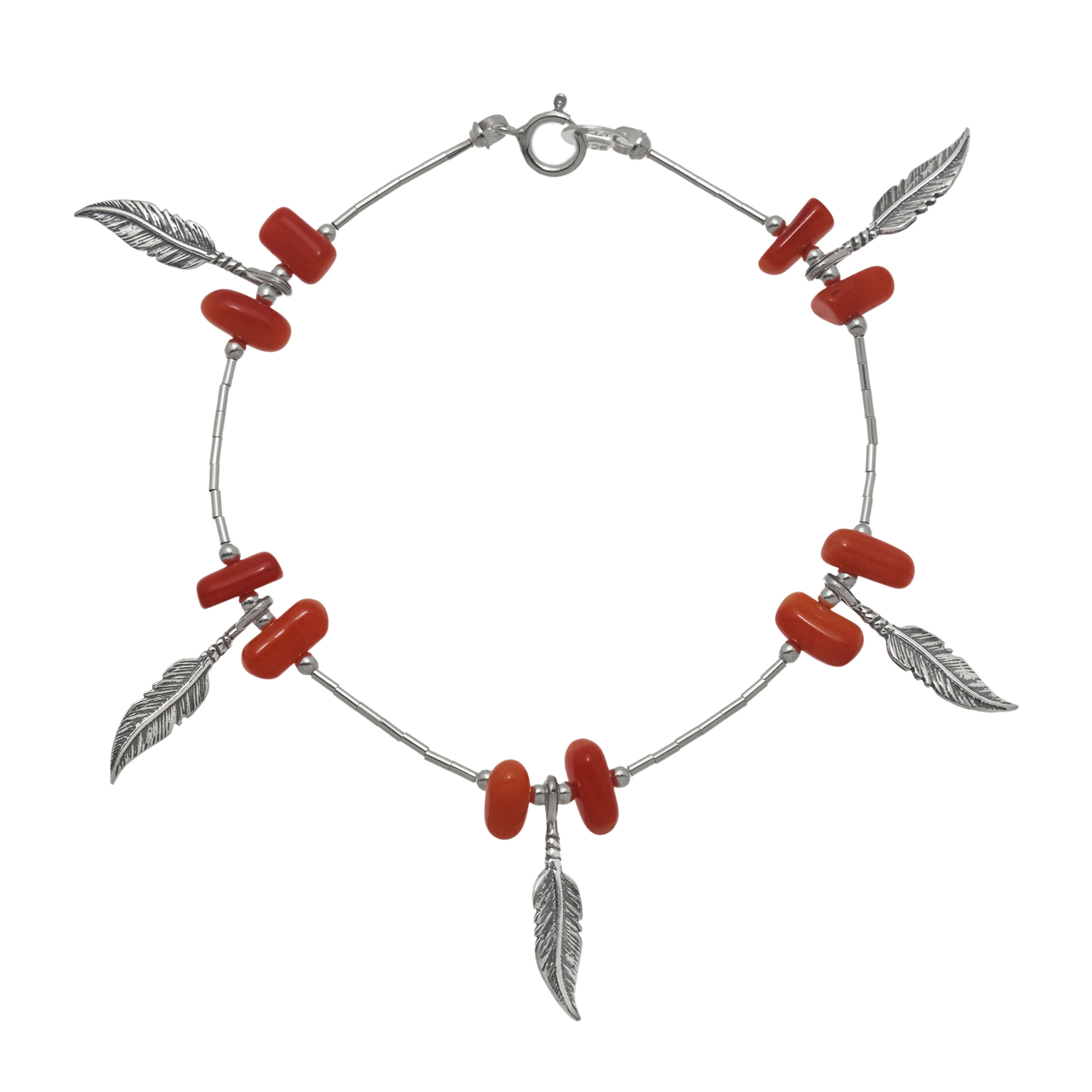 Bracelet classique femme B702 plumes Harpo Paris