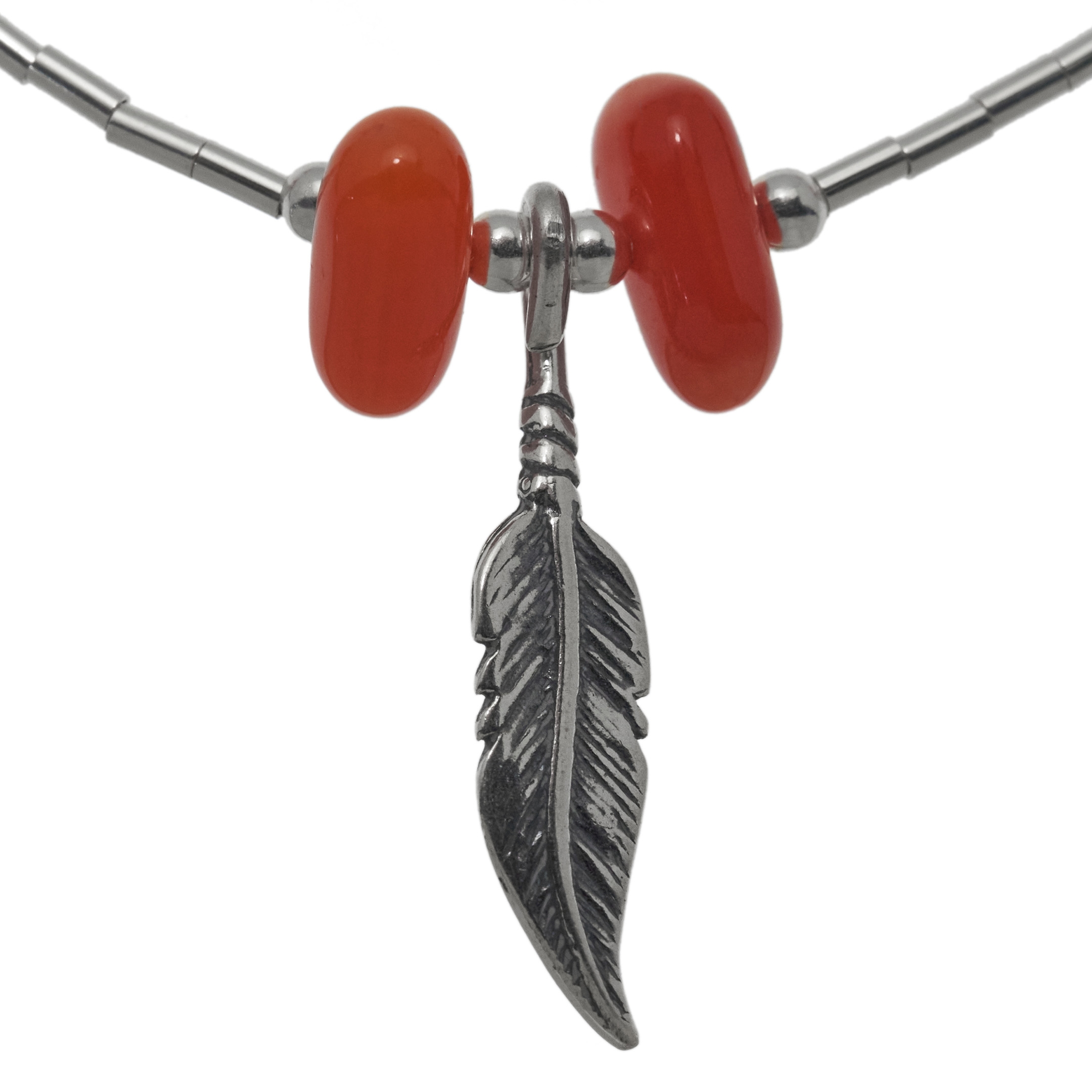 Bracelet amerindien plumes. Harpo Paris