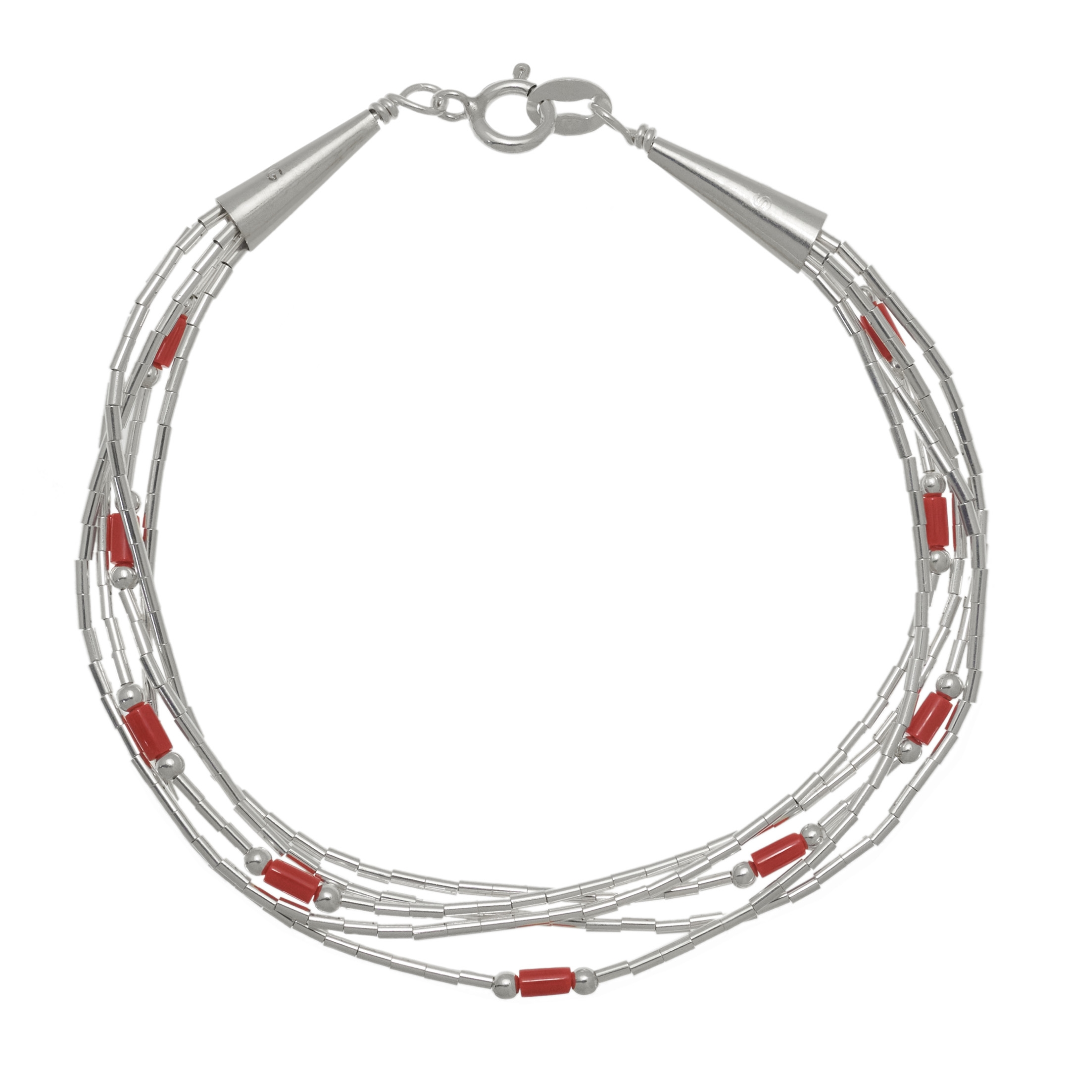 Native american Liquid Silver bracelet. Harpo Paris