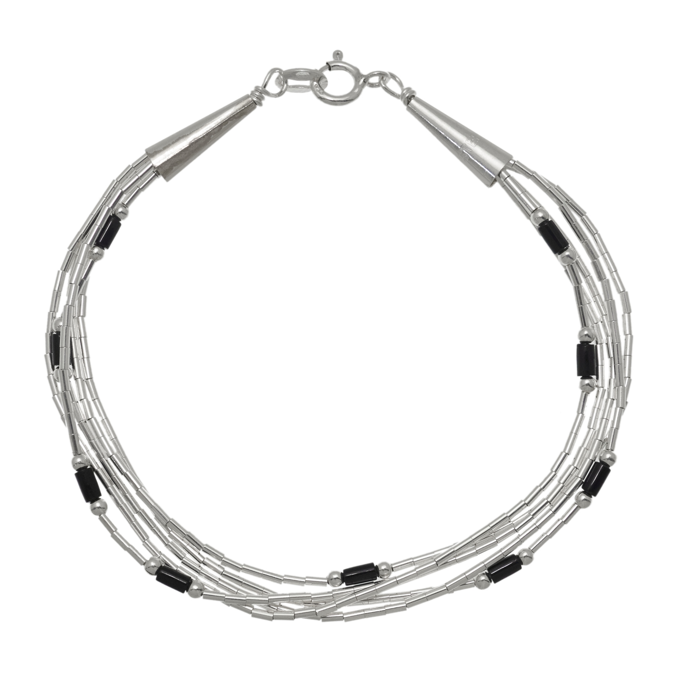 Native american Liquid Silver bracelet. Harpo Paris
