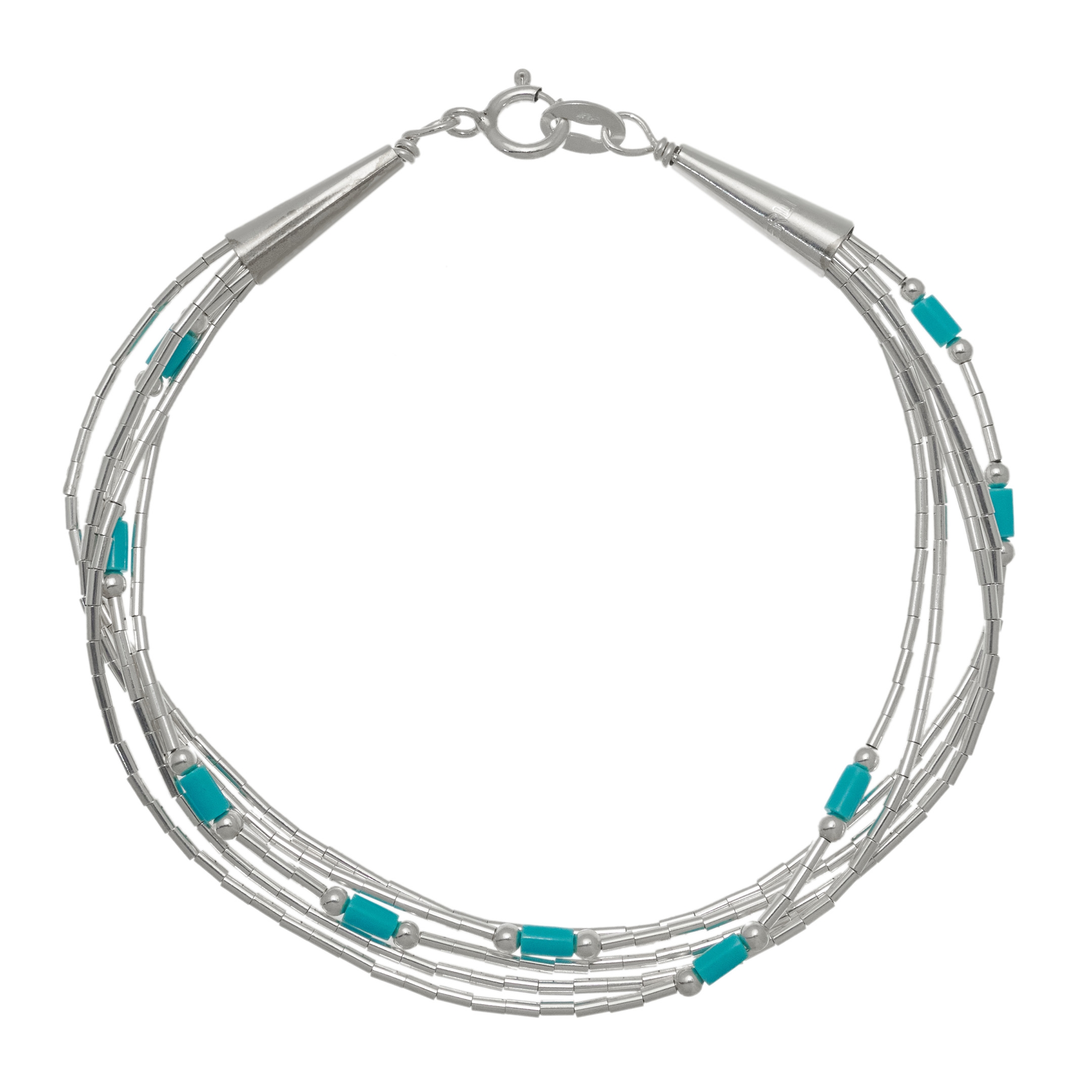 Native american Liquid Silver bracelet. Harpo Paris