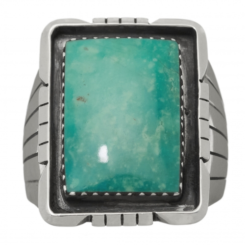 Navajo ring BA1102 in turquoise and silver - Harpo Paris