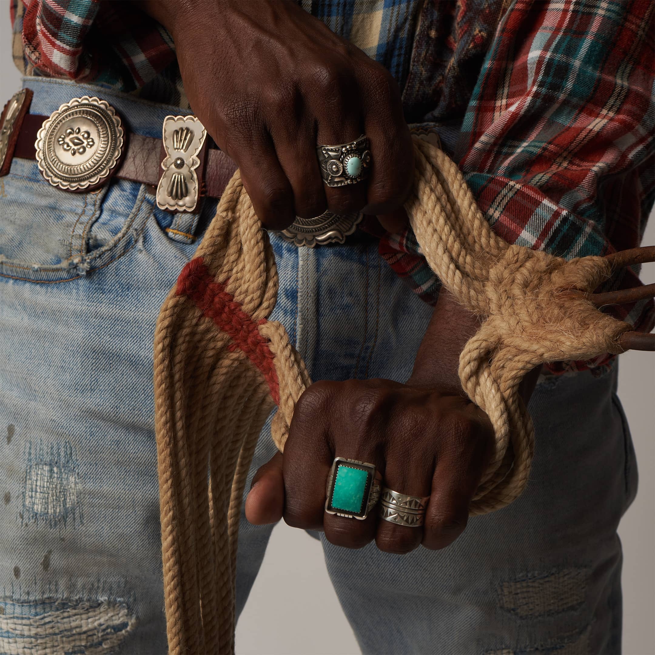 Bague Navajo pour homme en turquoise ou argent, BA1070 - Harpo Paris