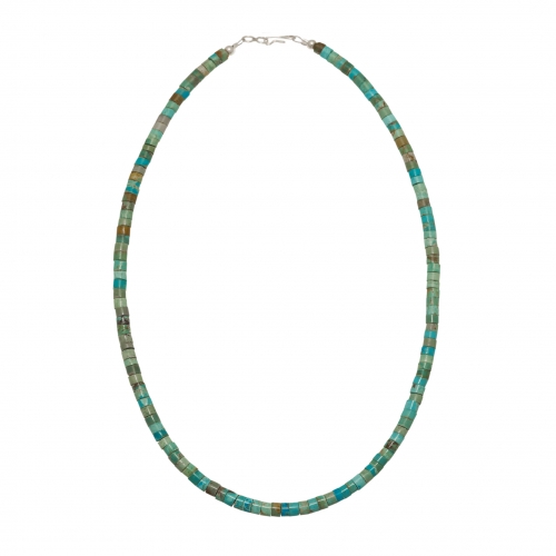 Pueblo necklace CO190 in turquoise - Harpo Paris