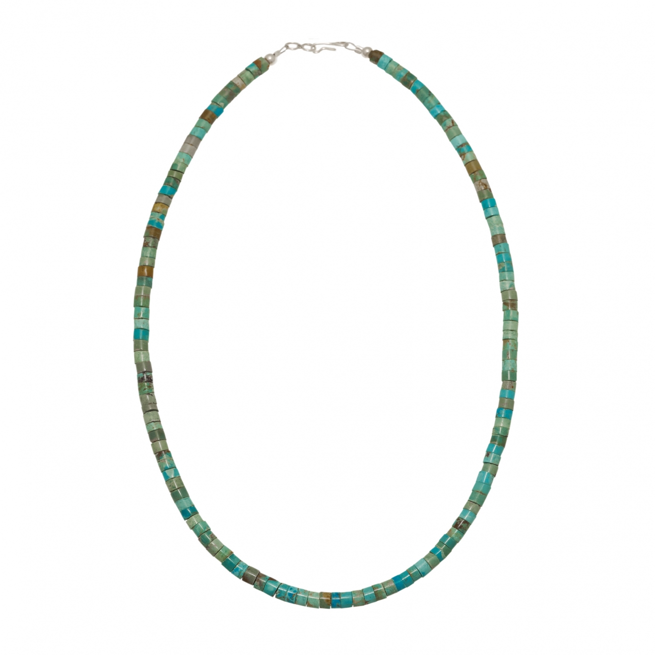 Pueblo necklace CO190 in turquoise - Harpo Paris