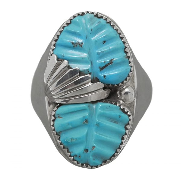 Harpo ring BA1133 turquoise and silver, Navajo