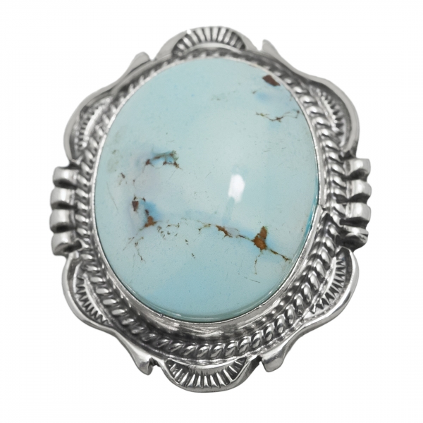 Navajo ring for women BA1135 in turquoise and silver - Harpo Paris