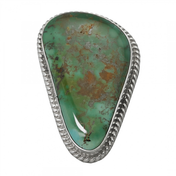 Navajo ring BA1144 in turquoise and silver - Harpo Paris