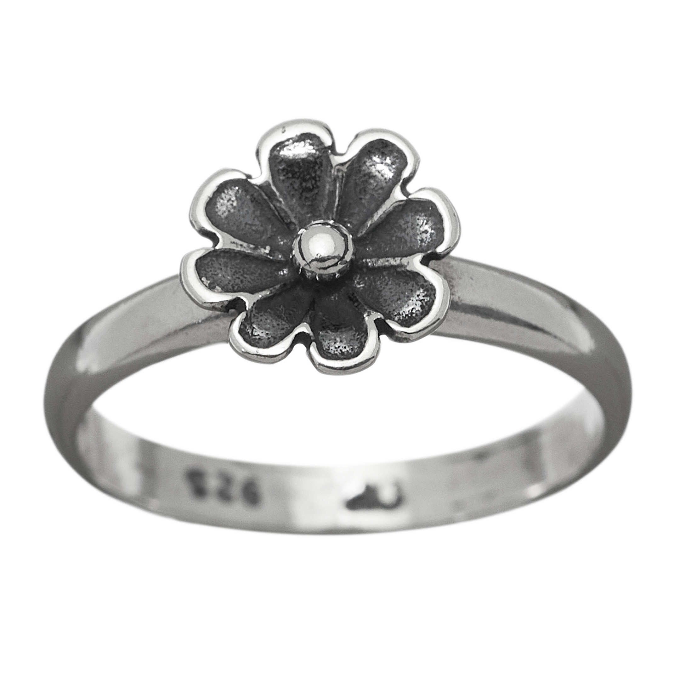 Bague Harpo BA1149, fleur Navajo en argent