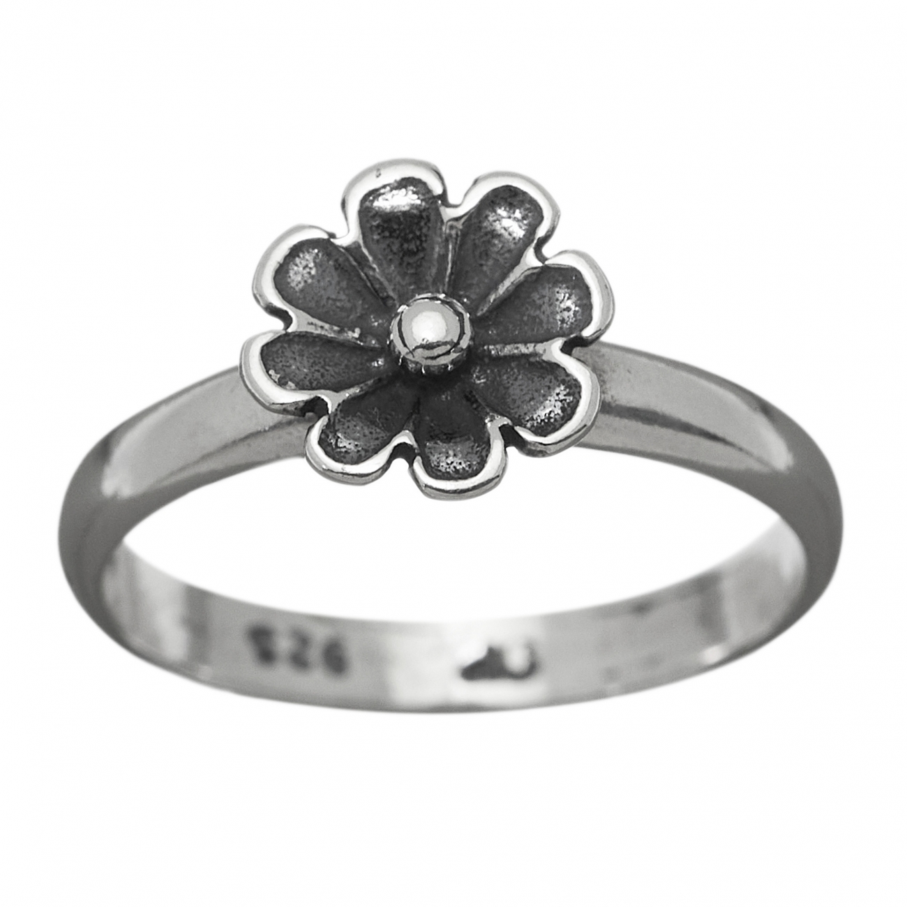 Bague Harpo BA1149, fleur Navajo en argent