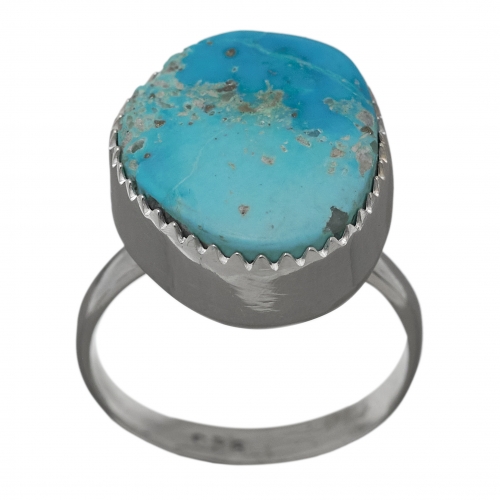 Harpo ring BA1159 silver and turquoise, Navajo