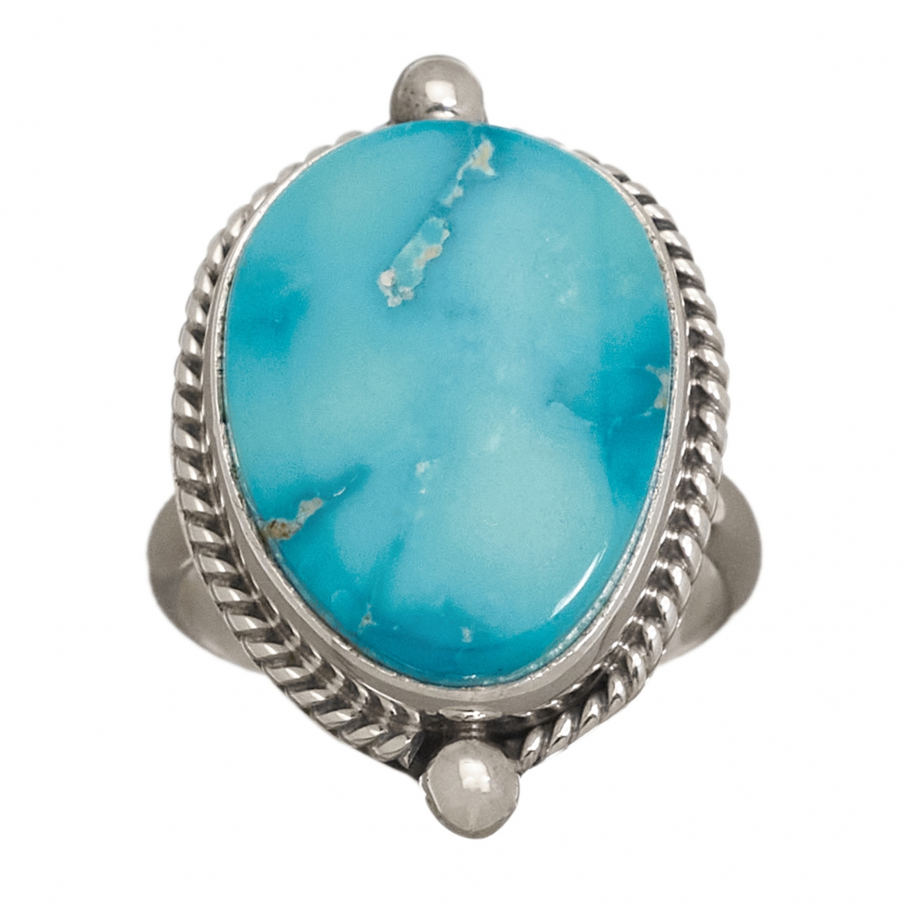 Navajo ring BA1183 for women in turquoise and silver - Harpo Paris