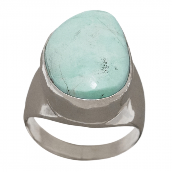 Navajo ring for men BA1206 in turquoise and silver - Harpo Paris