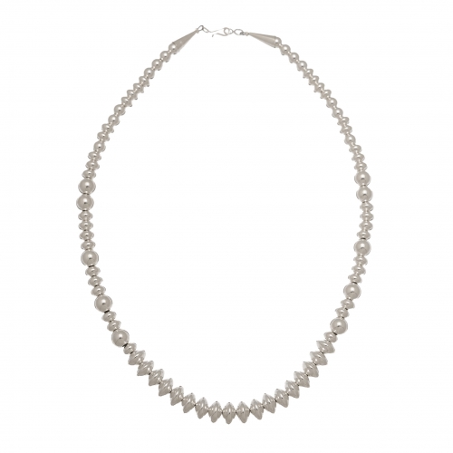 Collier pour femme CO197 en perles d'argent - Harpo Paris