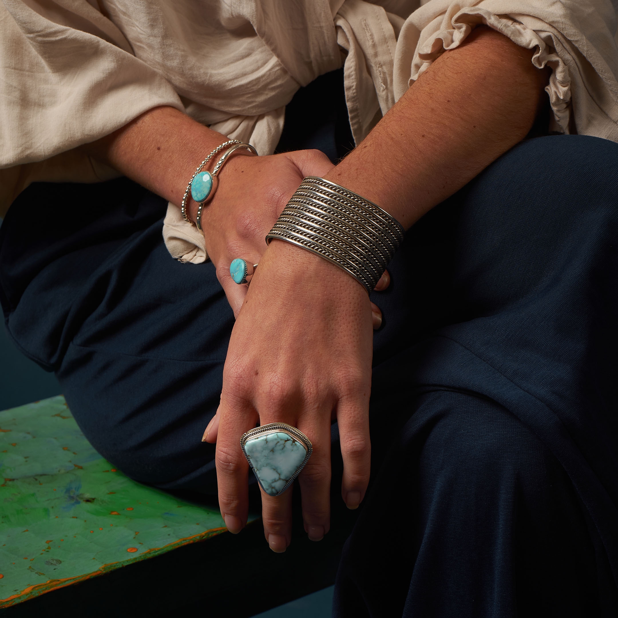 Large bracelet manchette, BRw26 - Harpo Paris