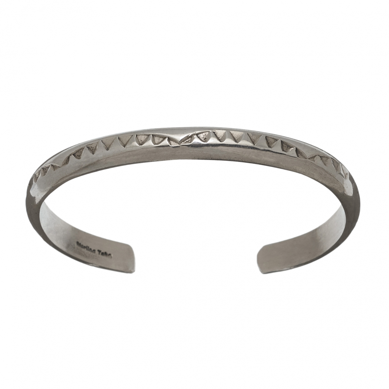 Navajo bracelet BRw28 in silver for women - Harpo Paris