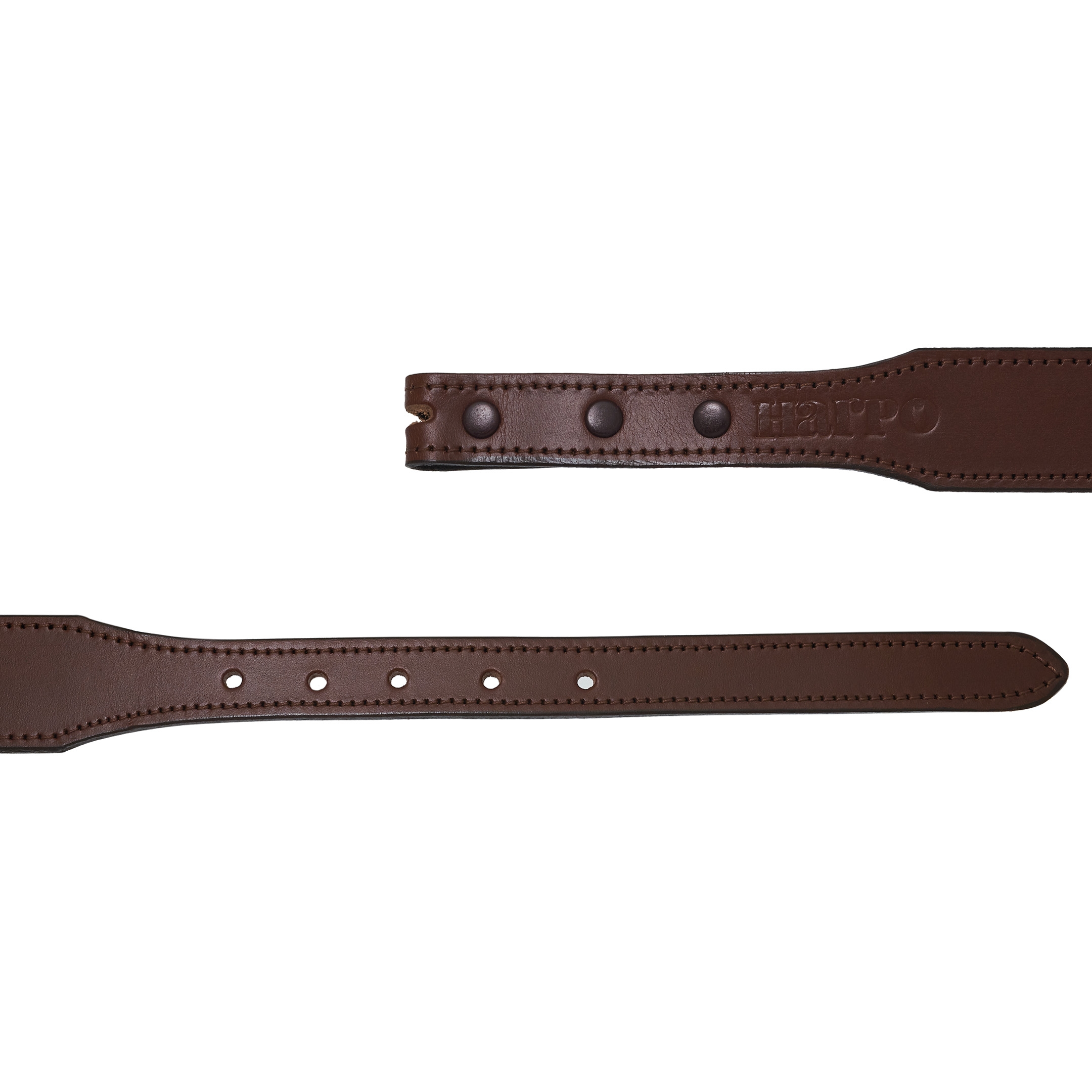 Ceinture en cuir marron CU03 - Harpo Paris