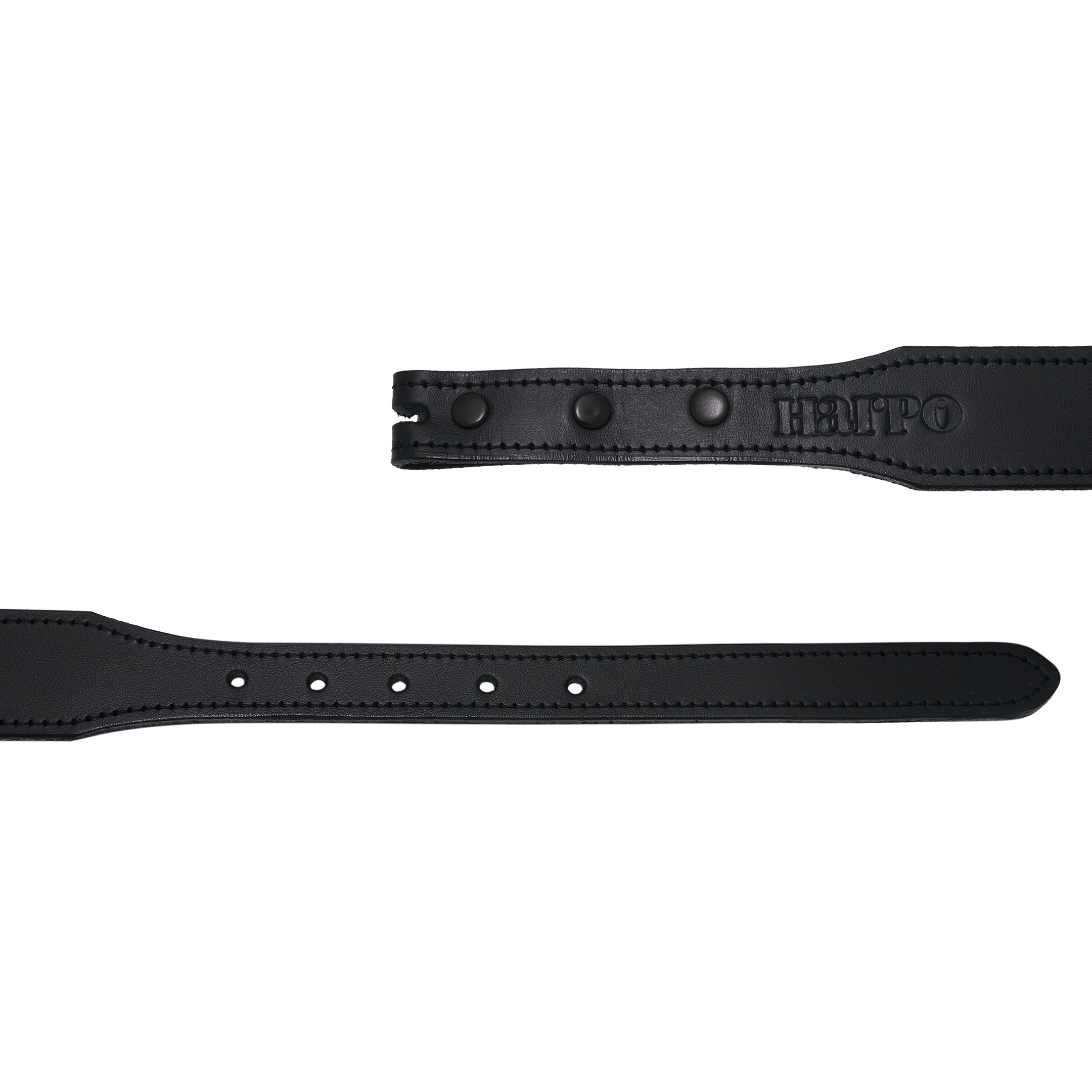 Ceinture en cuir noir CU04 - Harpo Paris