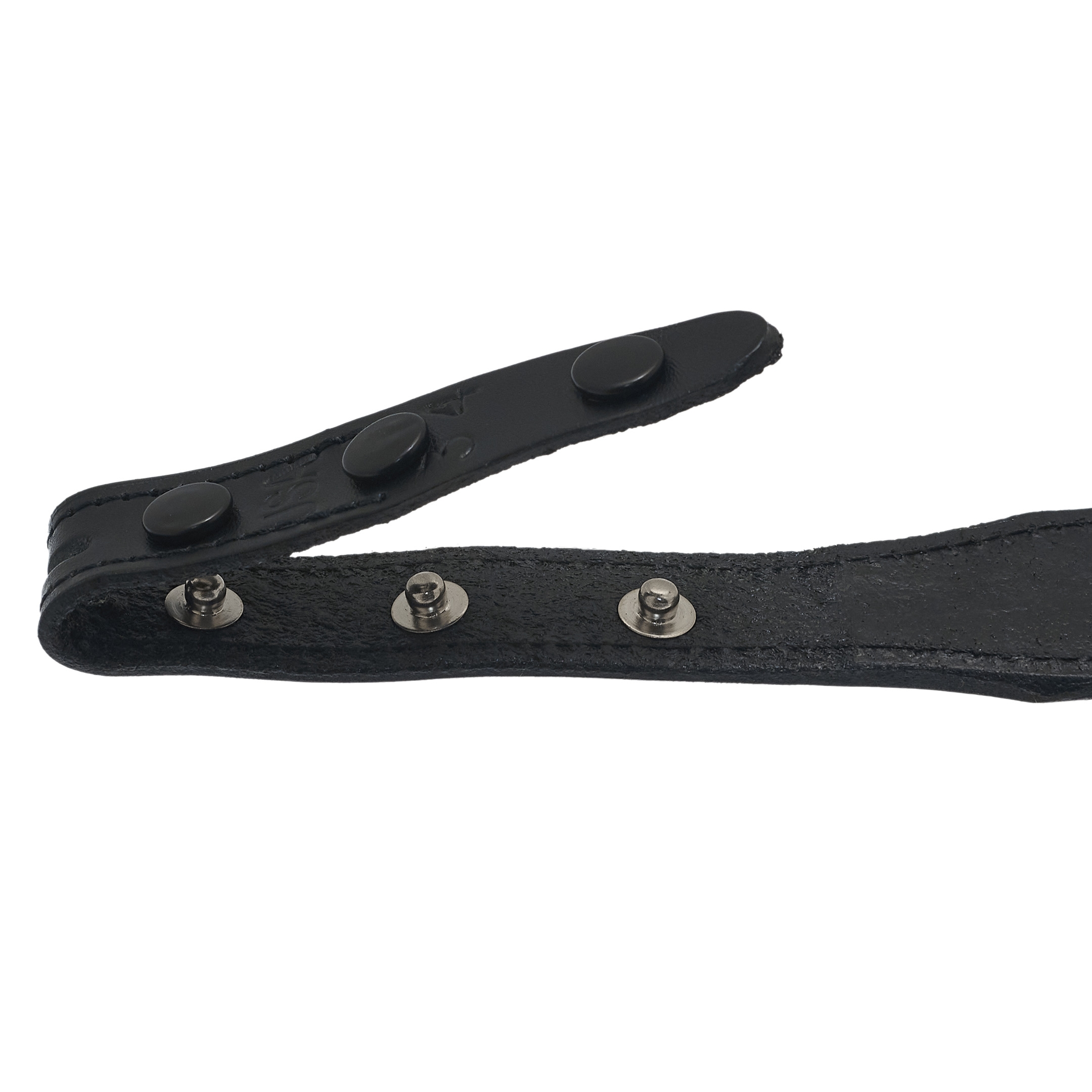Ceinture en cuir noir CU04 - Harpo Paris