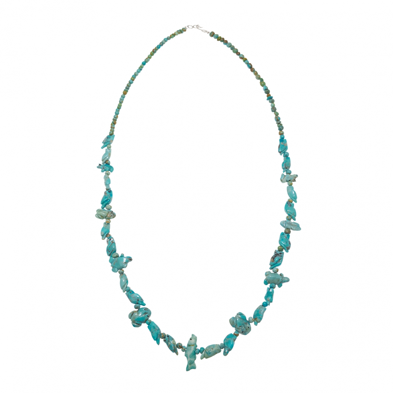 Fetish necklace COFE23 in turquoise - Harpo Paris