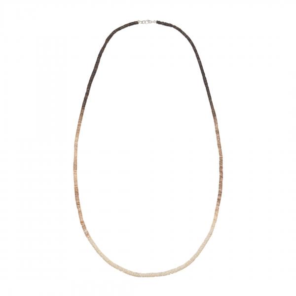 Pueblo necklace CO199 in shell heishi beads - Harpo Paris