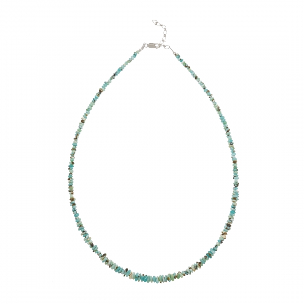 Turquoise nuggets necklace CO201 for men and women - Harpo Paris