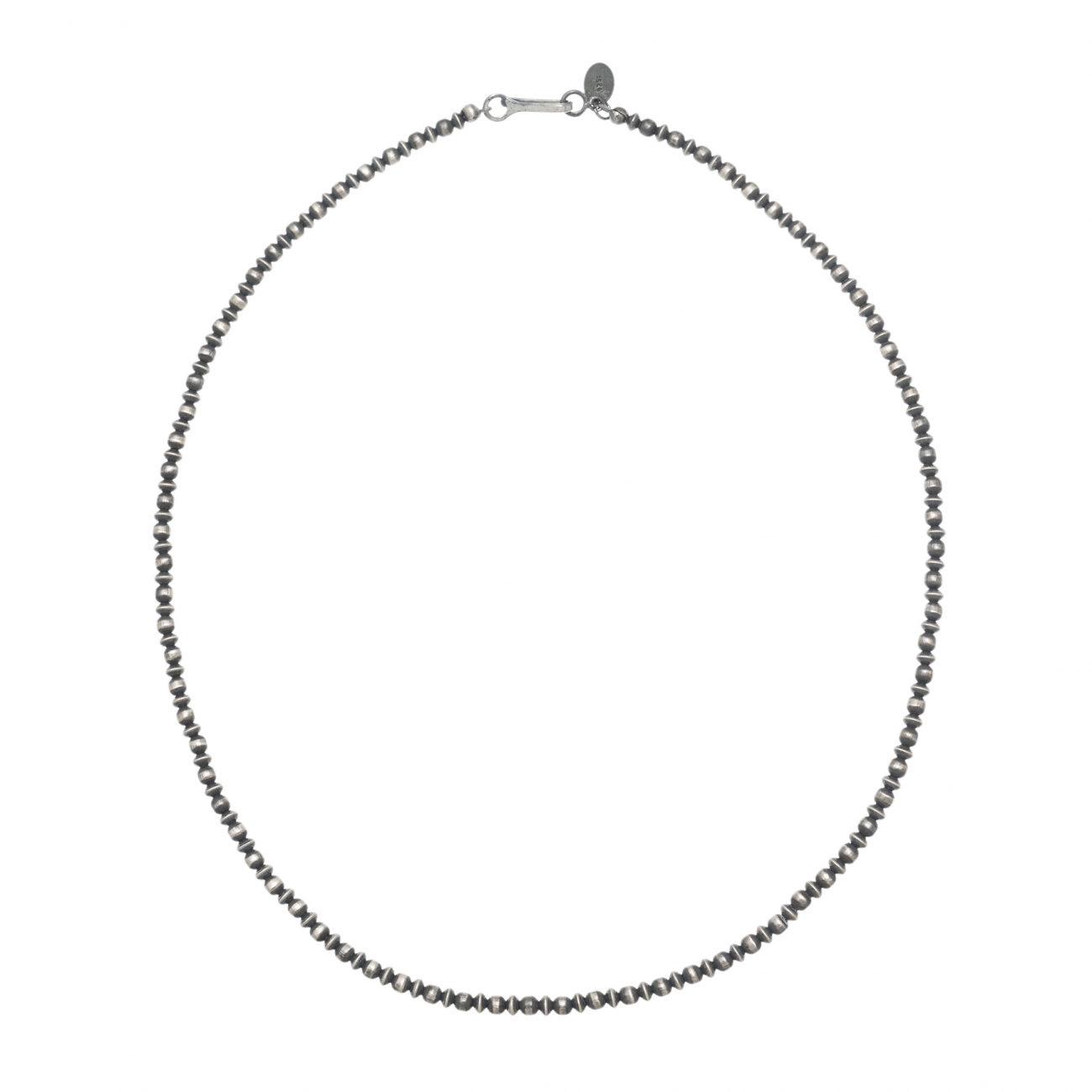 Collier Navajo COw34 en argent mat - Harpo Paris