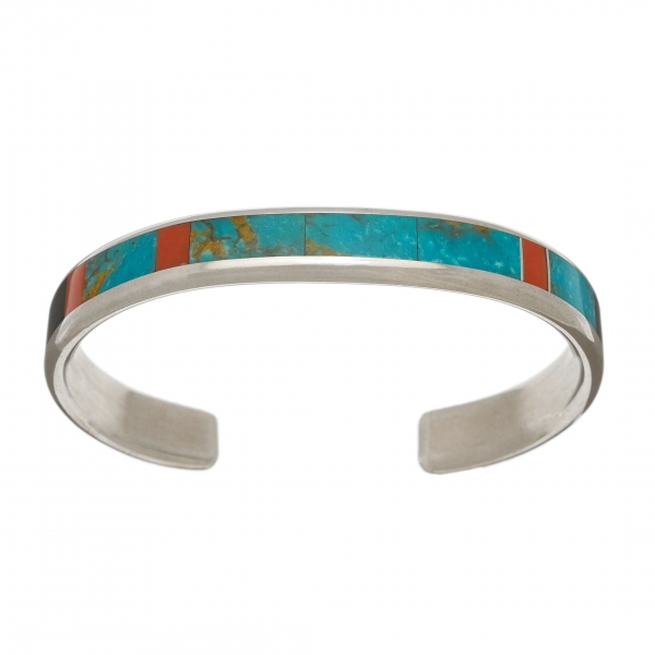 Zuni bracelet BR761 in stones inlay - Harpo Paris